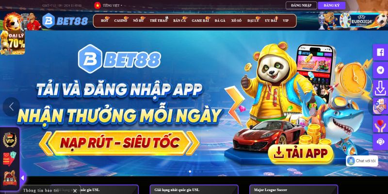 Hướng Dẫn Đăng Nhập Bet88 Đơn Giản Nhanh Chóng